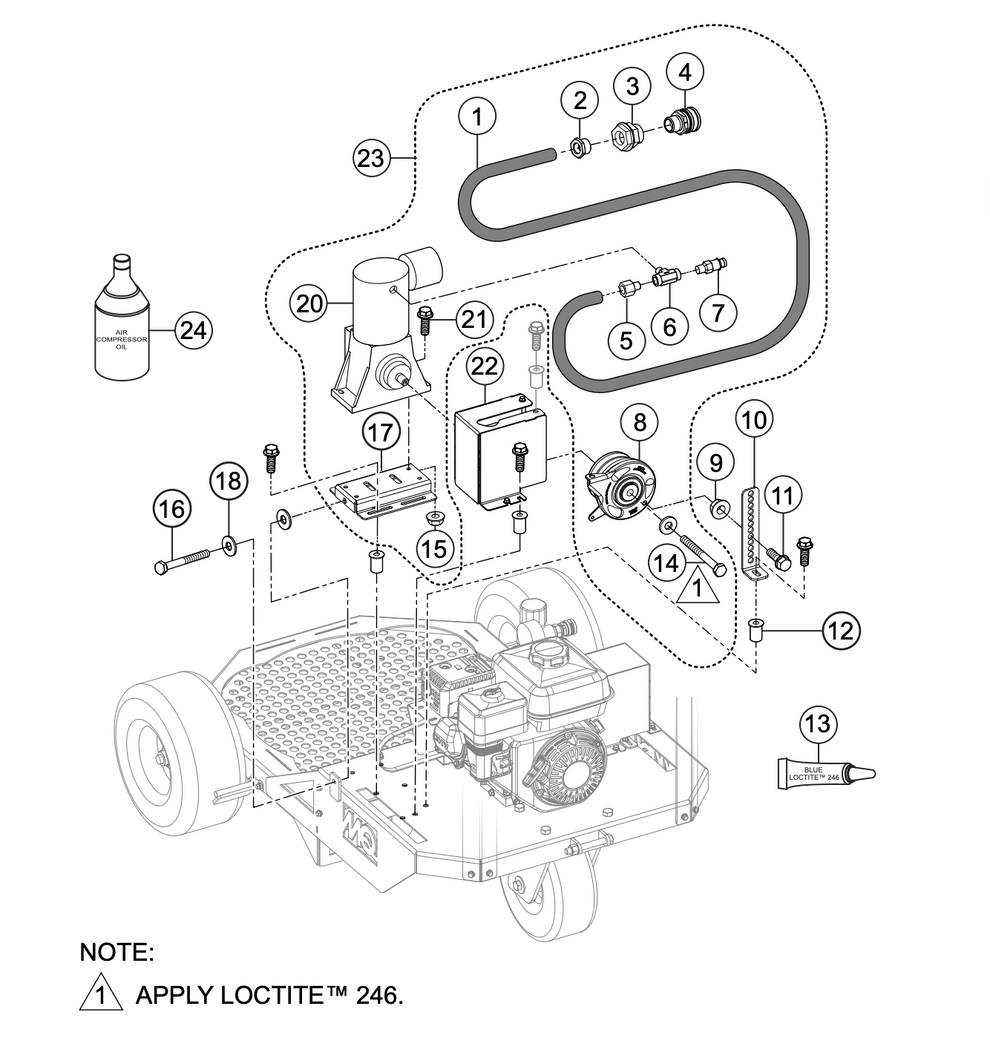 WSC55 Series Compressor Assembly Parts