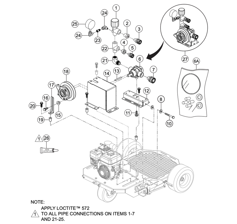 WSC55 Series Pump Assembly Parts