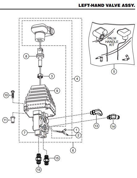 STXD6I Left-Hand Valve Assembly
