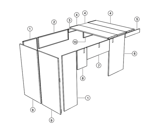 CG500C2 Insulation Panels Assembly Parts