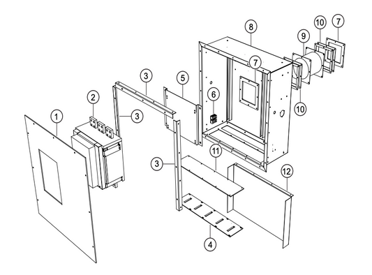 CG500C2 Circuit Breaker 2000 AMP Assembly Parts