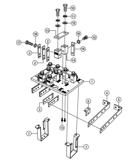 CG500V4F Voltage Reconnect Board Assembly Parts