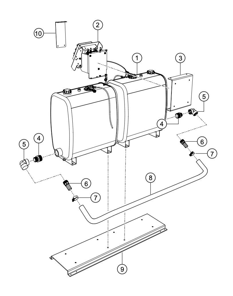 CG500V4F Def Dosing System Assembly Parts