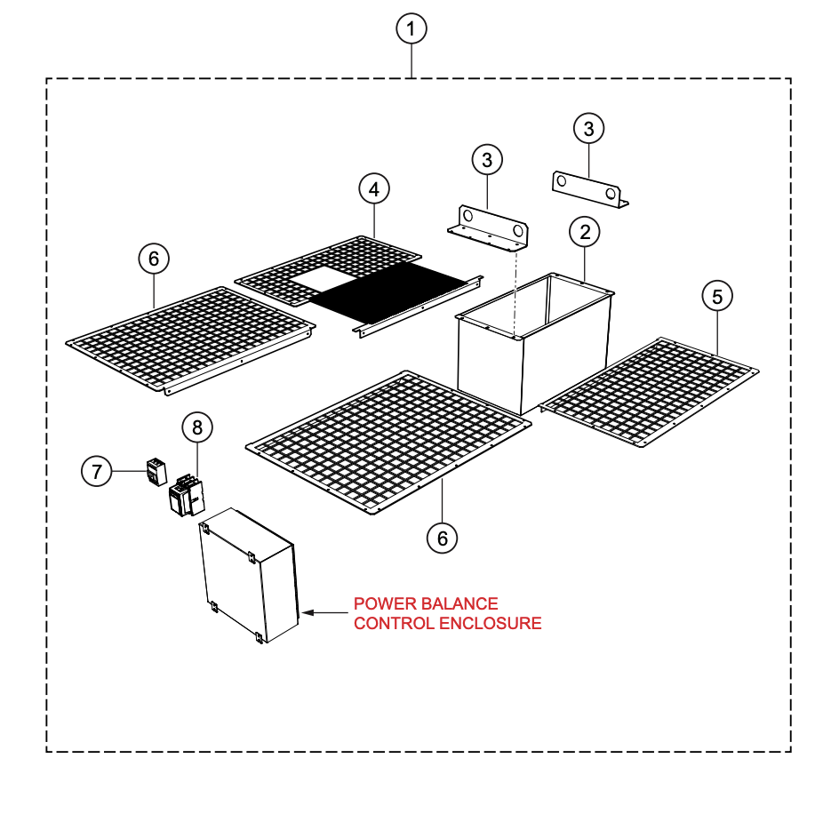 CG500V4F Power Balance (Dual Bus) Assembly Parts
