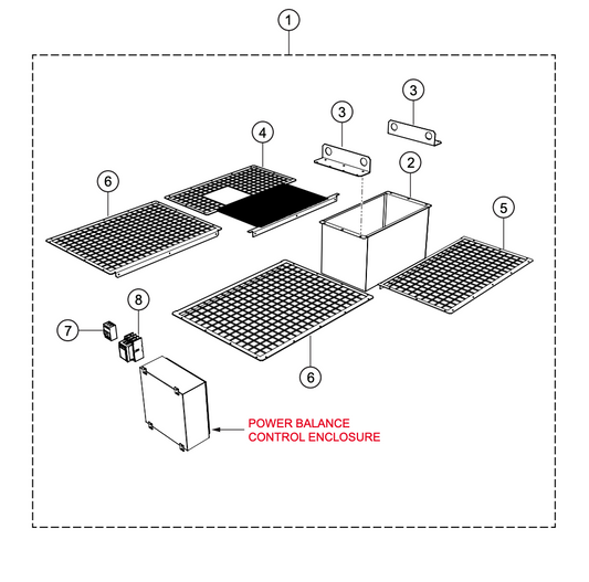 CG500V4F Power Balance (Dual Bus) Assembly Parts