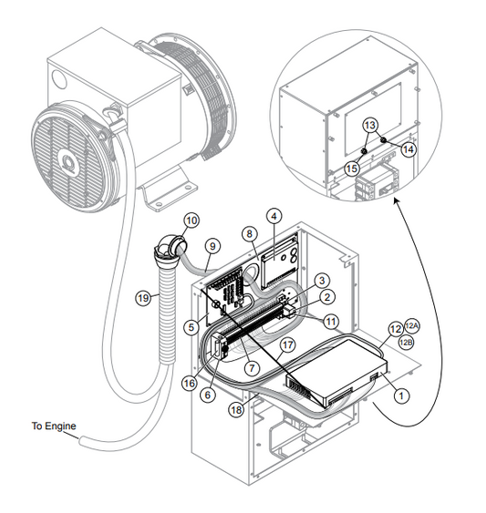 MQP20P Controller Assembly Parts