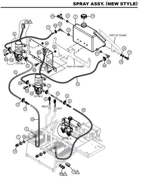HHNG4 HHNG5 Spray Assembly (New Style)
