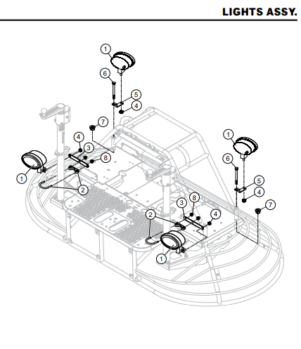 HHNG4 HHNG5 Light Assembly