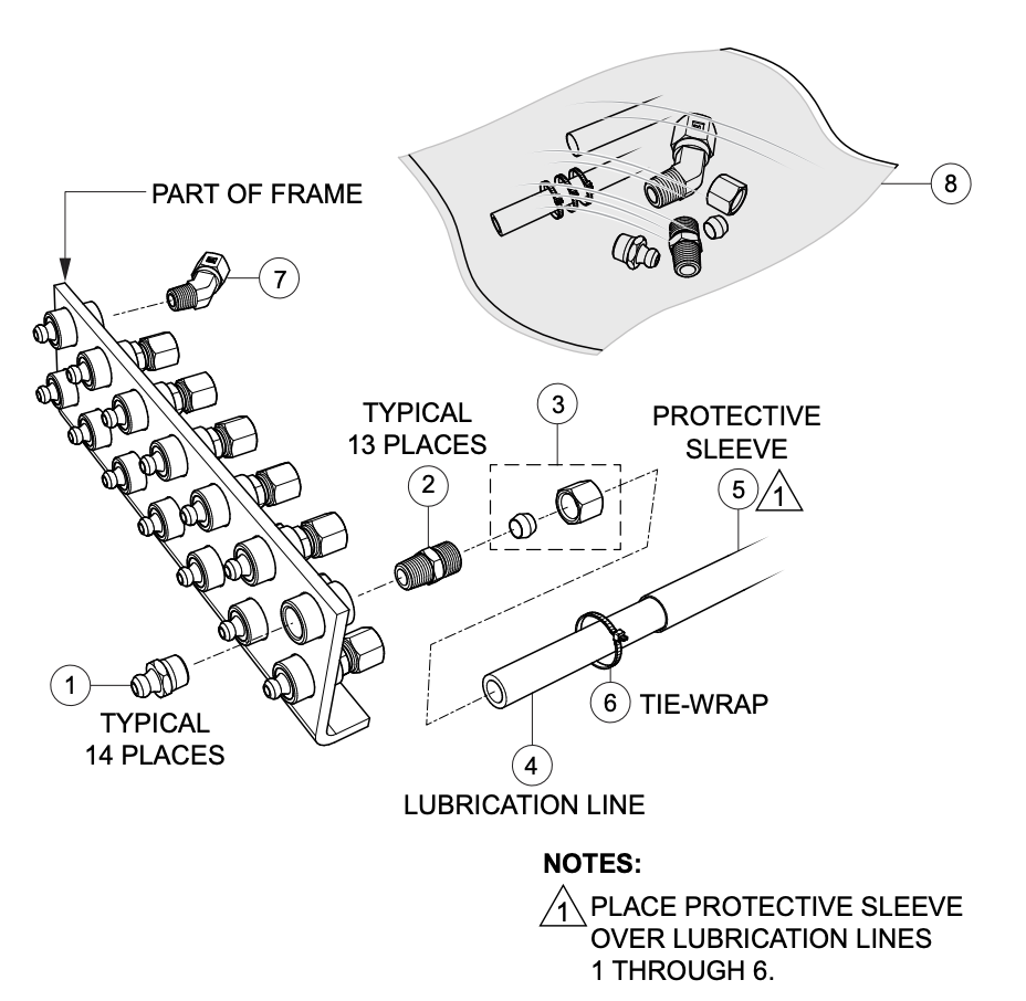 C30HDGA Pump Lubrication Panel Assembly Parts By Multiquip