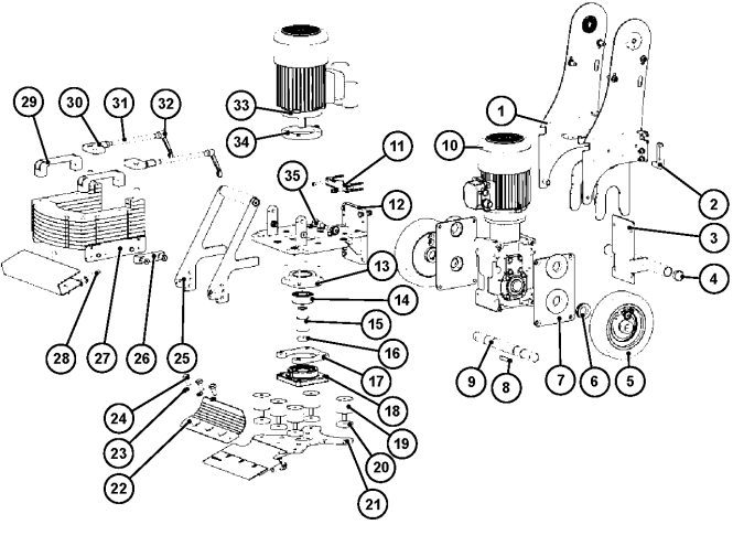 BS 75 Chassis, Complete Assembly-2 Parts by Husqvarna