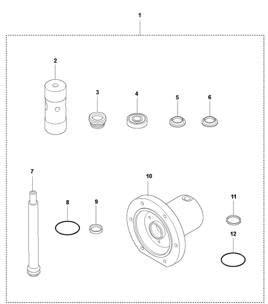 Forward & Reverse Piston Repair Kit Assembly Parts For LH 804 By Husqvarna