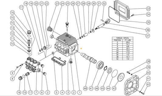 JP-2003-1ME1 (sn:0-99999999) Pump Assembly Parts by Mi-T-M