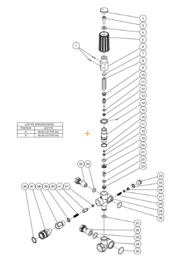 JCW-4004-1MHB/1MRB (sn:10734404-99999999) Unloader Assembly Parts by Mi-T-M