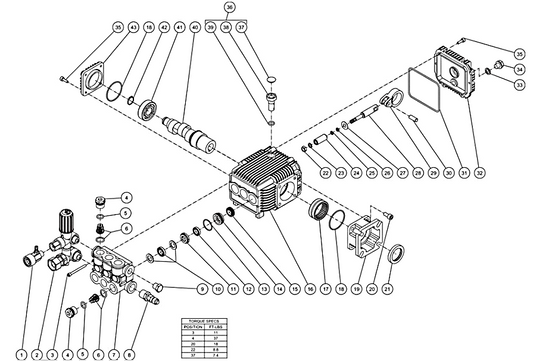 JP-2703-8MHB/8MRB (sn:0-99999999) Pump Assembly Parts by MI-T-M