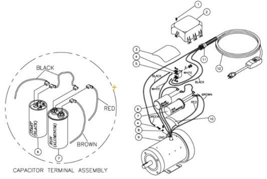 JP-2003-0ME1/1ME1/3ME1 Motor Assembly Parts by Mi-T-M