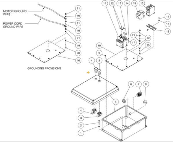 JP-2503-0ME3 (sn:10381725-99999999) Control Box Assembly Parts by Mi-T-M