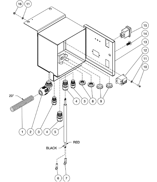 HDC Series (sn:15157880-99999999) Electric Box Assembly Parts by Mi-T-M