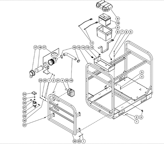 HDS-3006-0B7G/0R7G (sn:0-15160030)(sn:15160031-99999999), HDS-3505-0B7G (sn:0-15160030)(sn:15160031-99999999), HDS-3008-0B7G (sn:0-15160030)(sn:15160031-99999999) Frame Assembly Parts by Mi-T-M