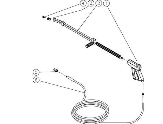 HHS-1502-1E1A/1E1G, HHS-3004/3005-0E2A/0E2G/0E3A/0E3G/0E4A/0E4G/0E8A/0E8G/0E9A/0E9G/1E2A/1E2G/1E3A/1E3G/1E4A/1E4G/1E5A/1E5G/1E8A/1E8G/1E9A/1E9G Gun//Wand/Hose Assembly Parts By MiTM