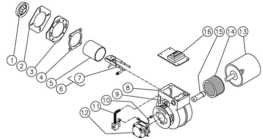 HHS-2004-0E4G Burner Assembly Parts By MiTM