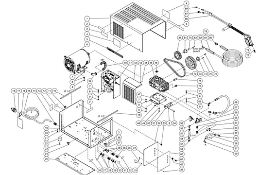 DC-2004-WSE3G, DC-3004-WSE3G (sn:11356792-99999999) Frame Assembly Parts by Mi-T-M