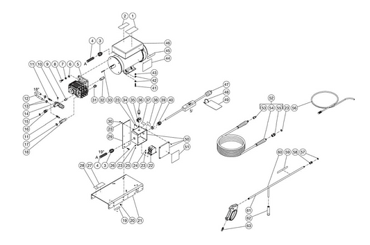 DC-2503-A1E2G-W (sn:0-99999999) Frame Assembly Parts by Mi-T-M