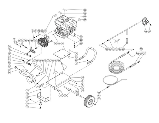 DC-3003-A0H6A, DC-3003-A0H6G, DC-3003-A0K6A, DC-3003-A0K6G, DC-3003-A0M6A (sn:0-99999999) Frame Assembly Parts by Mi-T-M