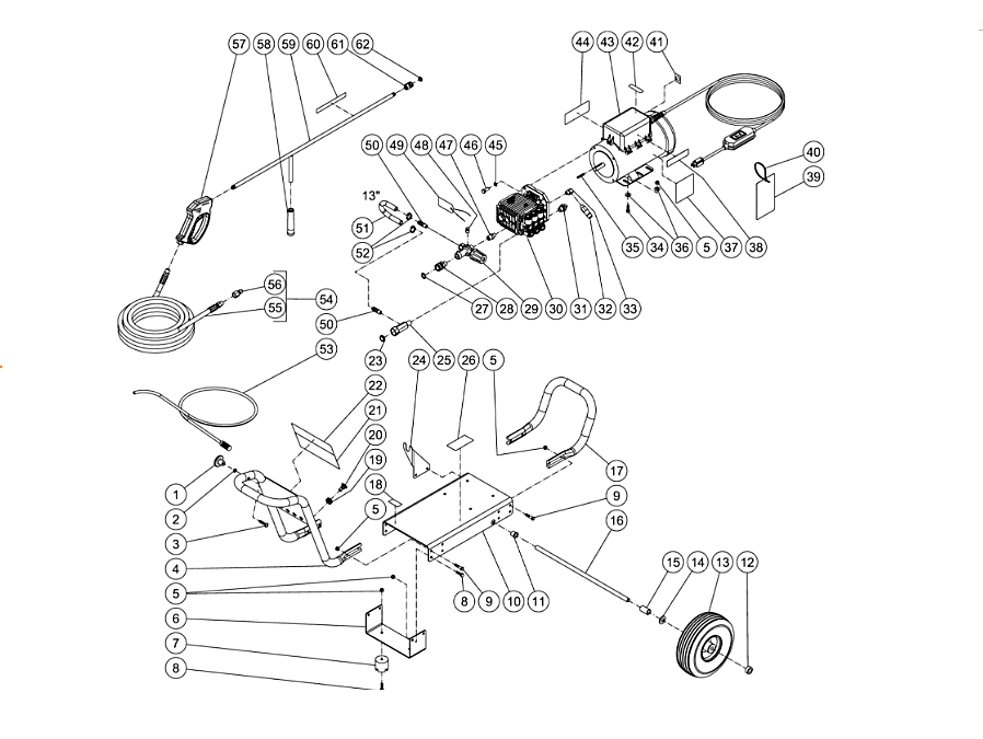 DC-1502-A0E1G (sn:0-99999999) Frame Assembly Parts by Mi-T-M