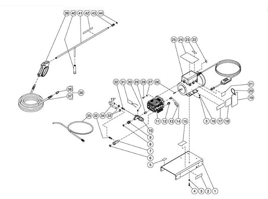 DC-1502-A0E1G-W (sn:0-99999999) Frame Assembly Parts by Mi-T-M