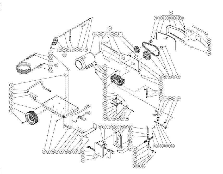 DC-3005-W0E3G (sn:0-11448402) Frame Assembly Parts by Mi-T-M