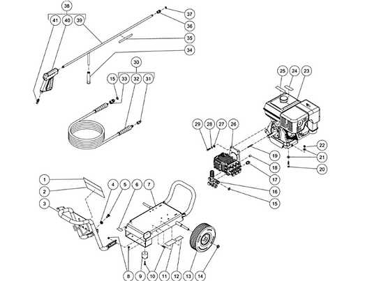 JP-4004-3MHB (sn:10817969-99999999) Frame Assembly Parts by MI-T-M