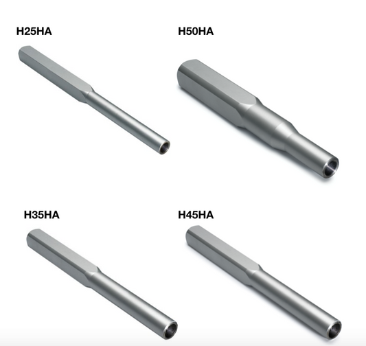 Wacker Hybrid Vibrator Heads with dia from 1 inch to 2 inch Fits Flex Shafts SM1E SM2E SM3E SM4E SM5E SM7E