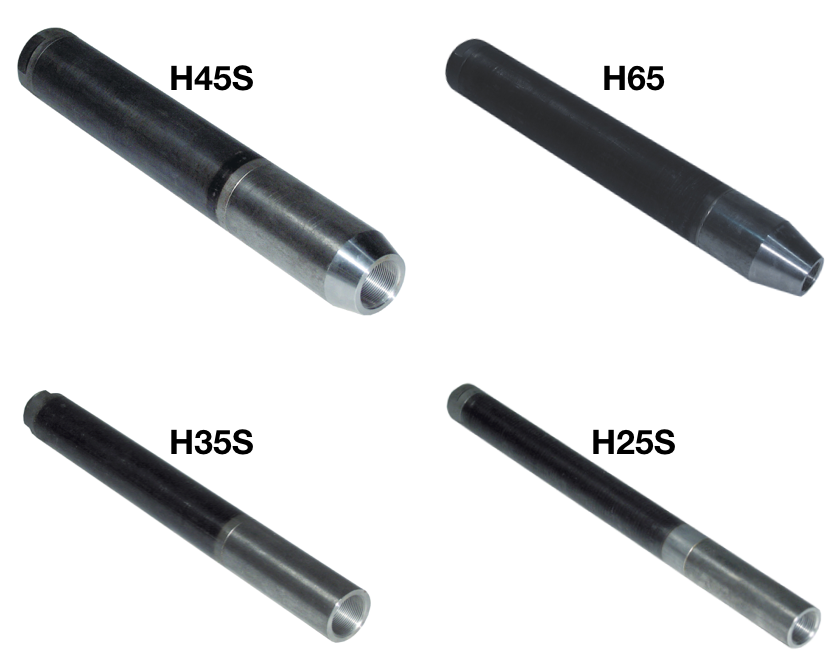 Wacker Concrete Vibrator Short Heads 1 inch to 2.5 inch dia H25S H35S H45S H65