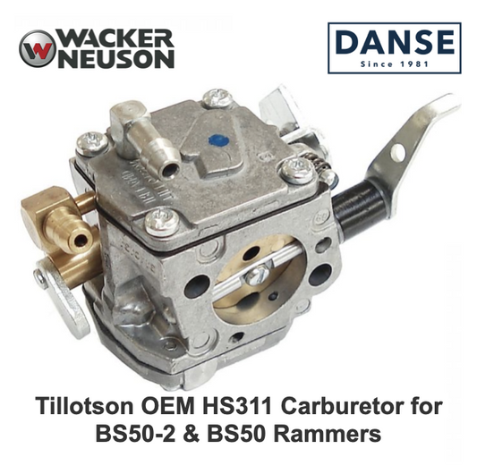 5000157025 Carburetor retired to 5000172309 fits BS50-2i EU BS50-2i  Vibratory Rammers by Wacker Neuson