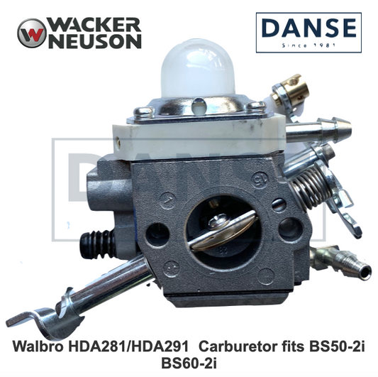 5000183841 Carburetor fits BS50-2 10in BS50-2 11in US  BS50-2 11in Vibratory Rammers by Wacker Neuson