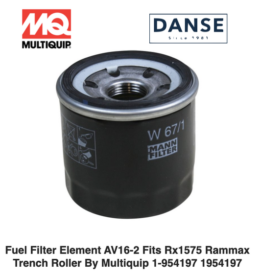 1-954197 Filter Element for RX1575 Rammax Trench Roller by Multiquip 1954197