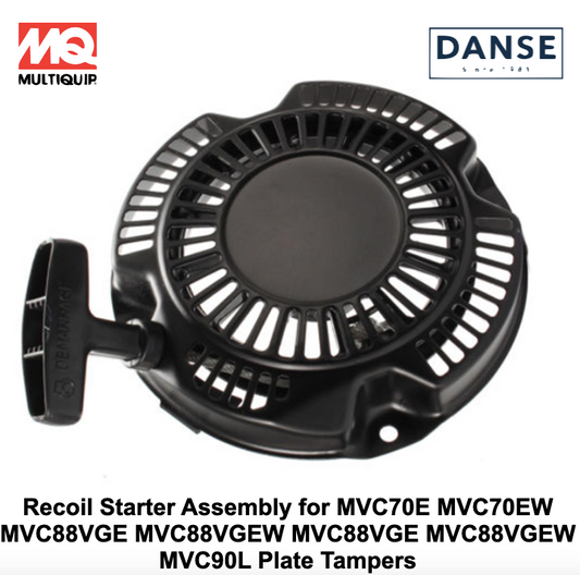 Recoil Starter Assembly for MVC70E MVC88VGE MVC90L Plate Tampers by Multiquip Mikasa 2695020130
