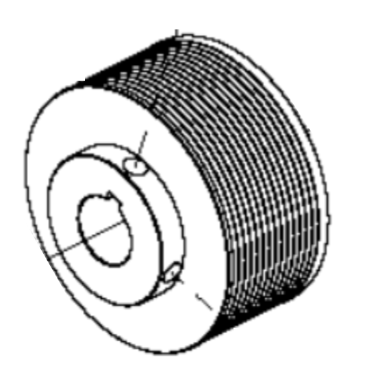 543083268 Receiving Pulley for GX270 Honda fits FS309 Concrete Saws by Husqvarna