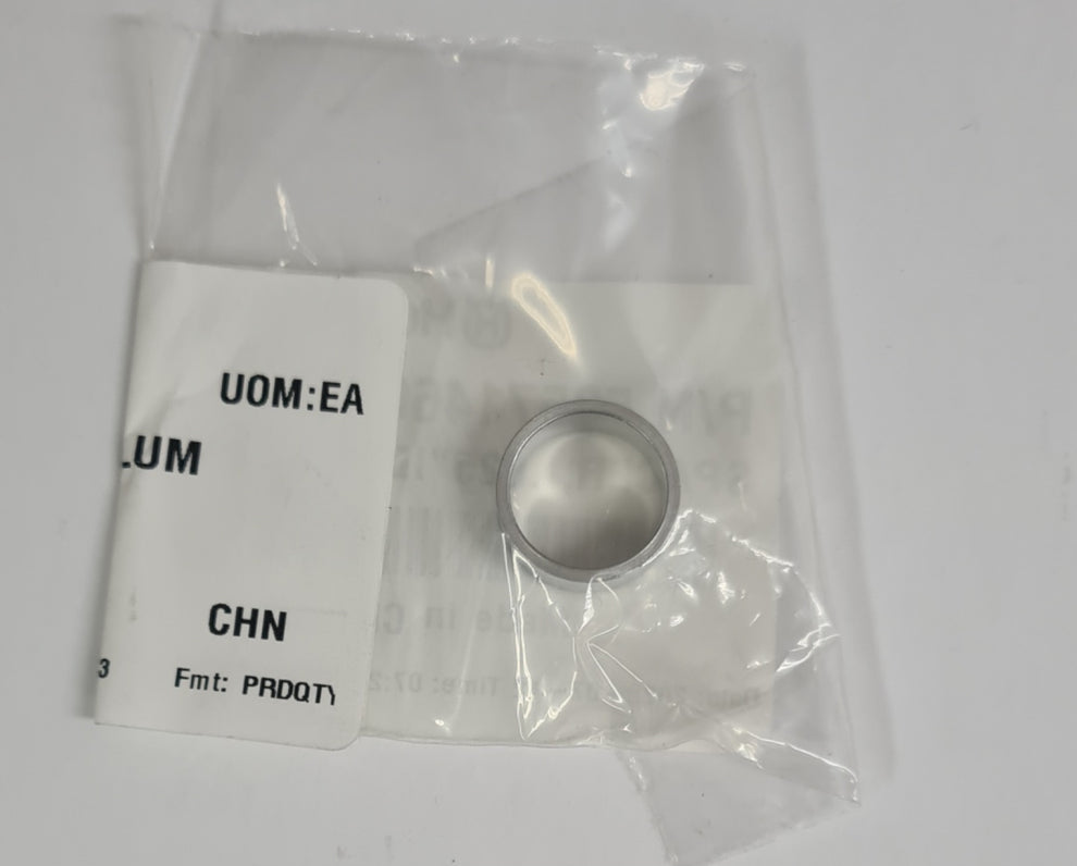 505714602 SPACER, .625"ID X .350"L ALUM FOR EARLY ENTRY SAW BY HUSQVARNA