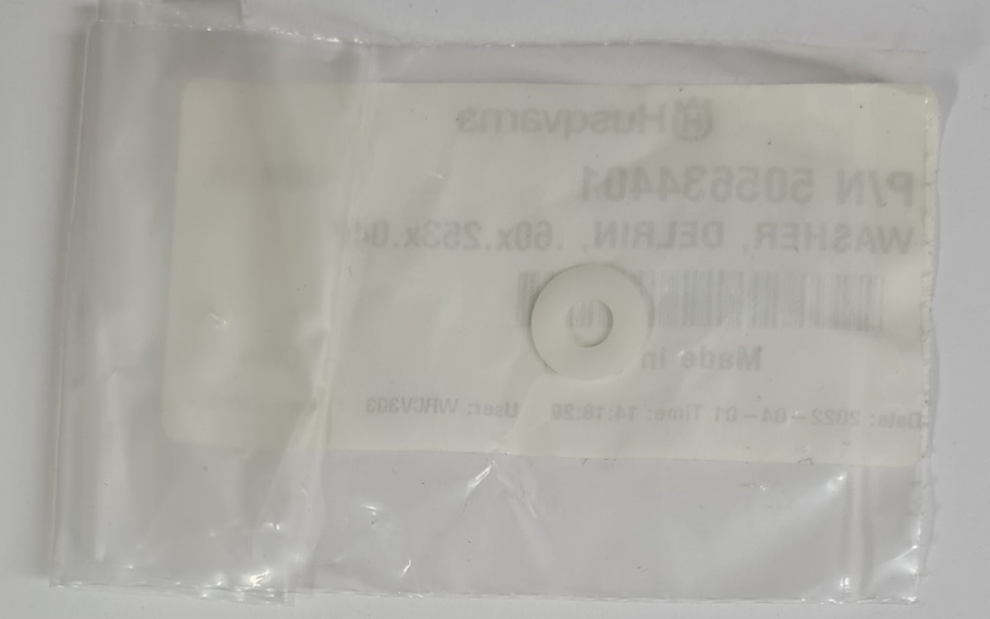 505634401 WASHER for Husqvarna Soff Cut 2500 Walk Behind Saw
