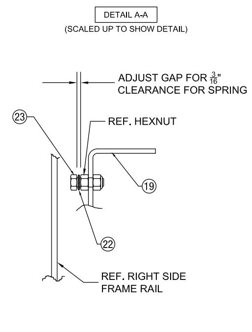 AW16-K, AW21-K, AW16-H, AW21-H(AR16/AR21), W16-P Service and Parking Brake Assembly Parts By Allen Engineering