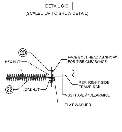 AW16-K, AW21-K, AW16-H, AW21-H(AR16/AR21), W16-P Service and Parking Brake Assembly Parts By Allen Engineering
