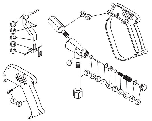 CW-5004-0ME3 (sn:10235167-99999999) Gun Assembly Parts by MI-T-M
