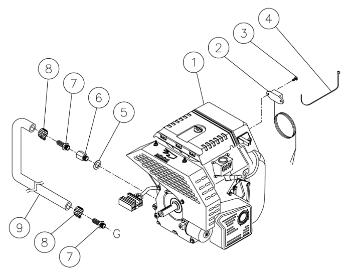 HSD-3505-0MGH Engine Assembly Parts By MiTM