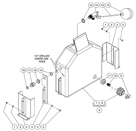 HVS Series Float Tank Assembly Parts by Mi-T-M.