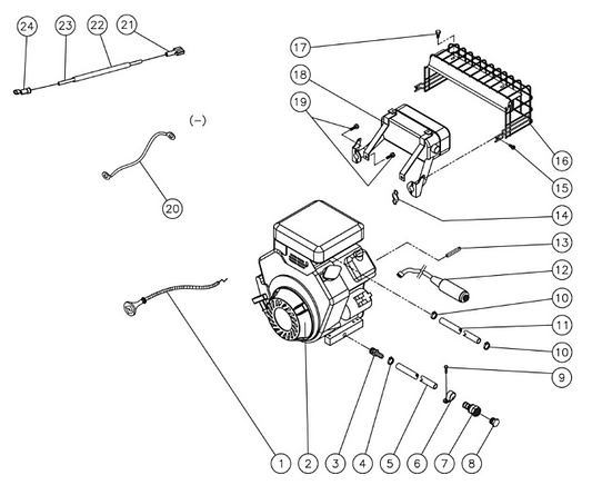 HVS-3005-0V6G Engine Assembly Parts by Mi-T-M.
