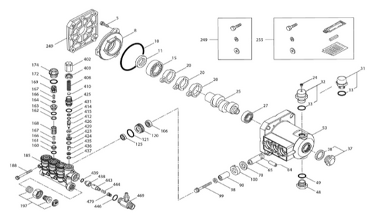 BE B3065HJ Pressure Washer Assembly-2 Parts by BE Power Equipment