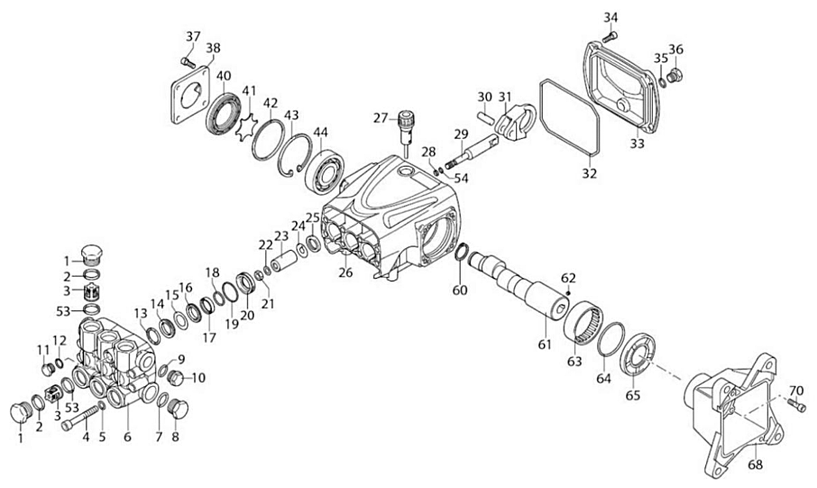 CM-4000-1MMB (sn:0-10817968) Pump Assembly Parts by MiTM.