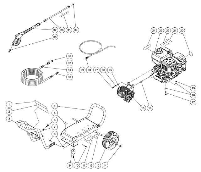 CM-4200-0MMB (sn:11390469-99999999) Frame Assembly Parts by MiTM