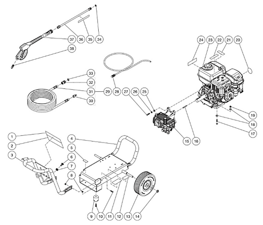 CM-4200-0MMB (sn:11390469-99999999) Frame Assembly Parts by MiTM